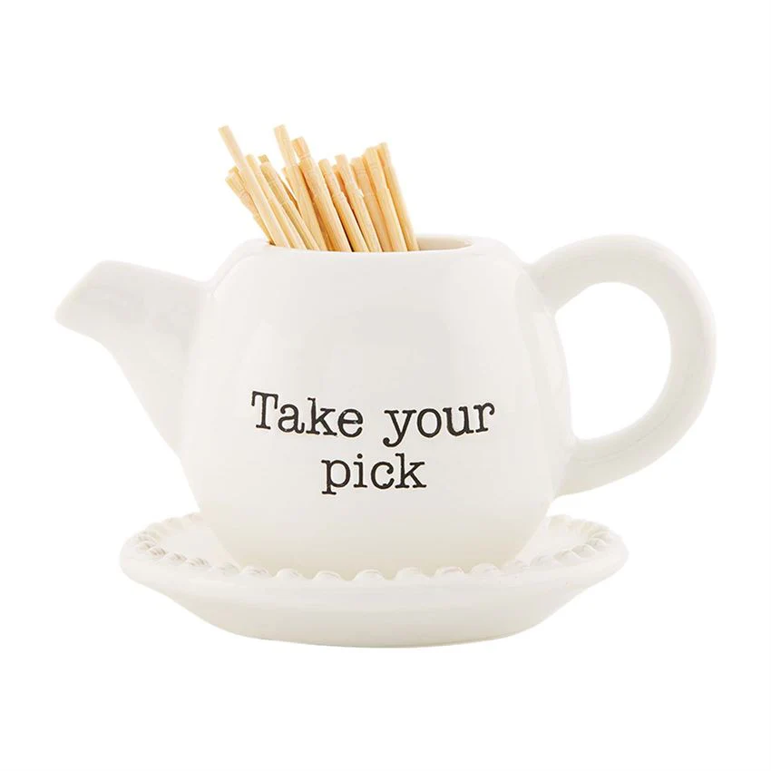 Mud Pie Circa Toothpick Holder Basket