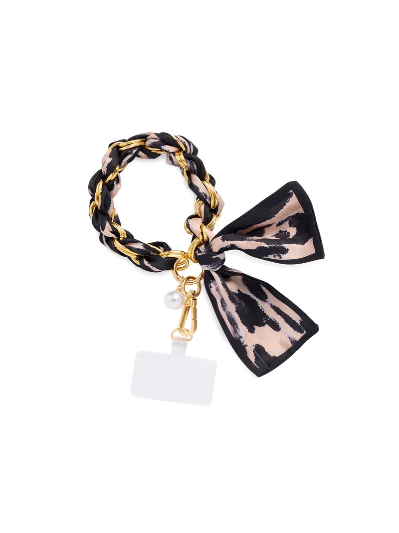 Shiraleah Leopard Animal Print Phone Wristlet