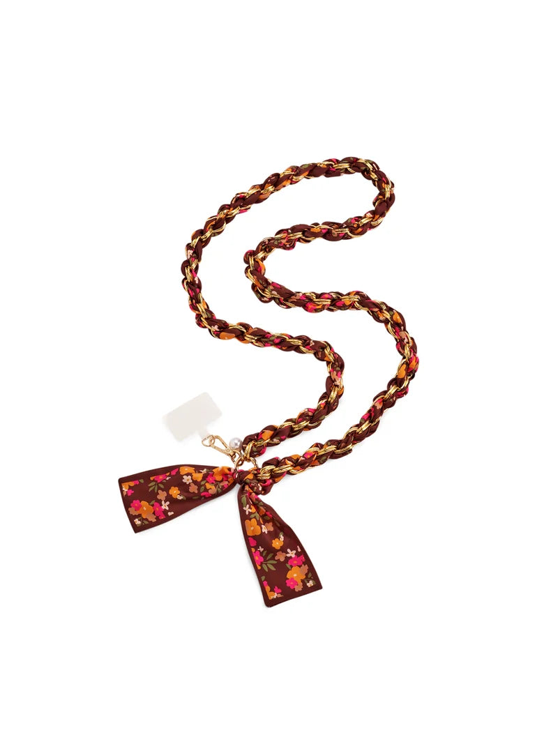 Shiraleah Flower Cross-Body Phone Chain