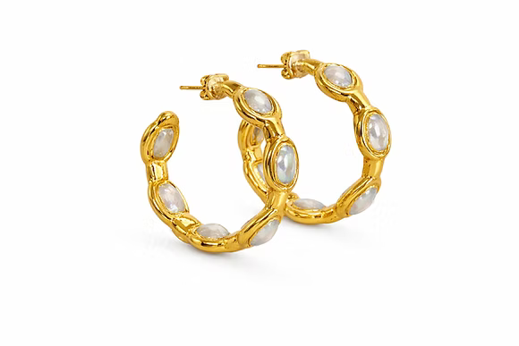 Easton Elle Paradise Hoops, Pearl