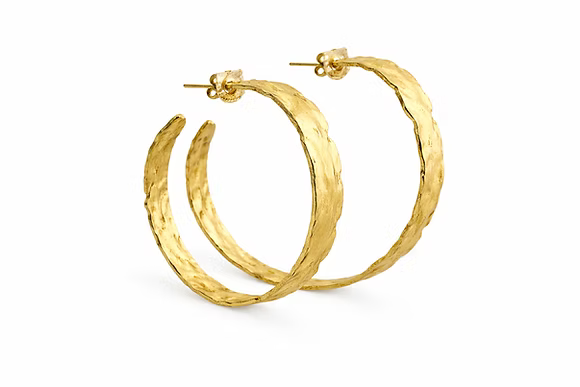 Easton Elle Plated Hoops - Gold
