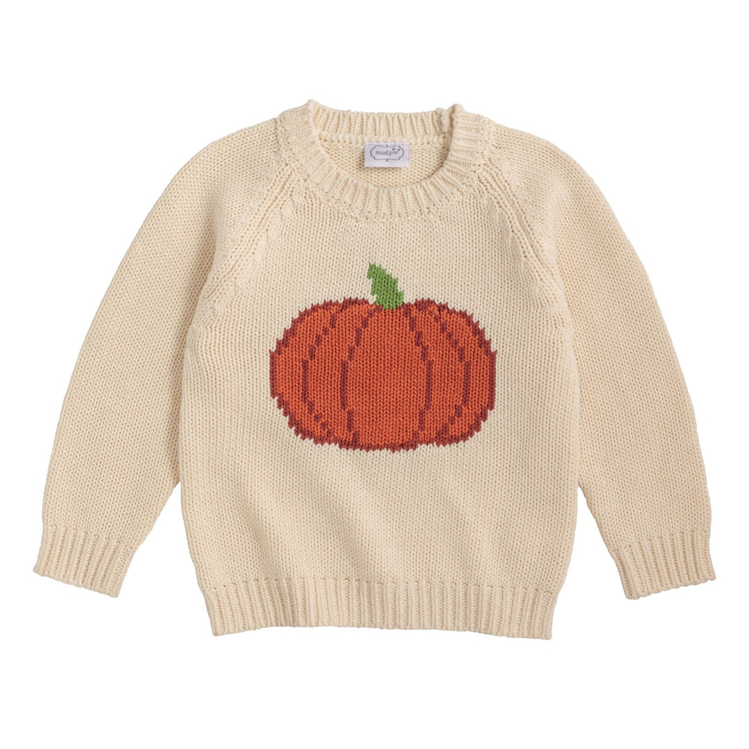 Mud Pie Pumpkin Crewneck Sweater