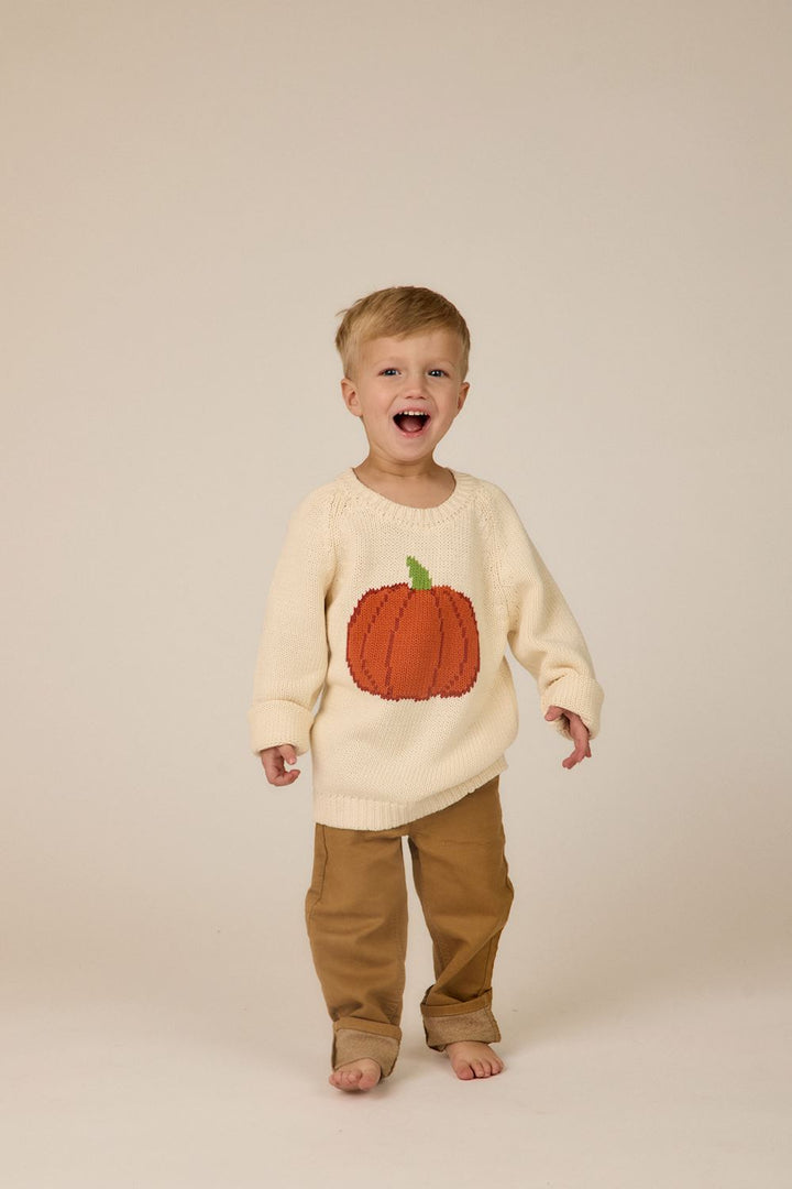 Mud Pie Pumpkin Crewneck Sweater