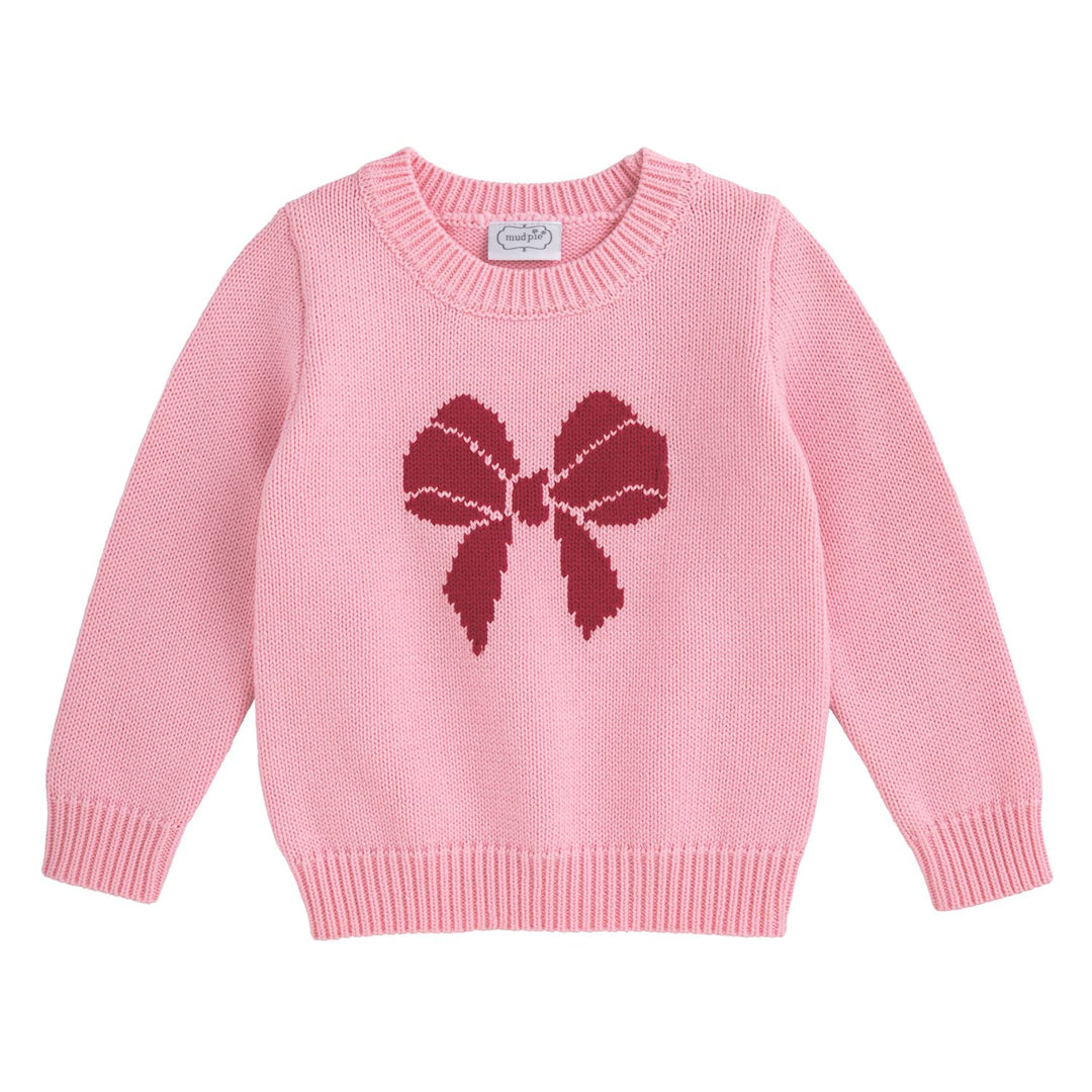 Mud Pie Bow Crew Neck Sweater