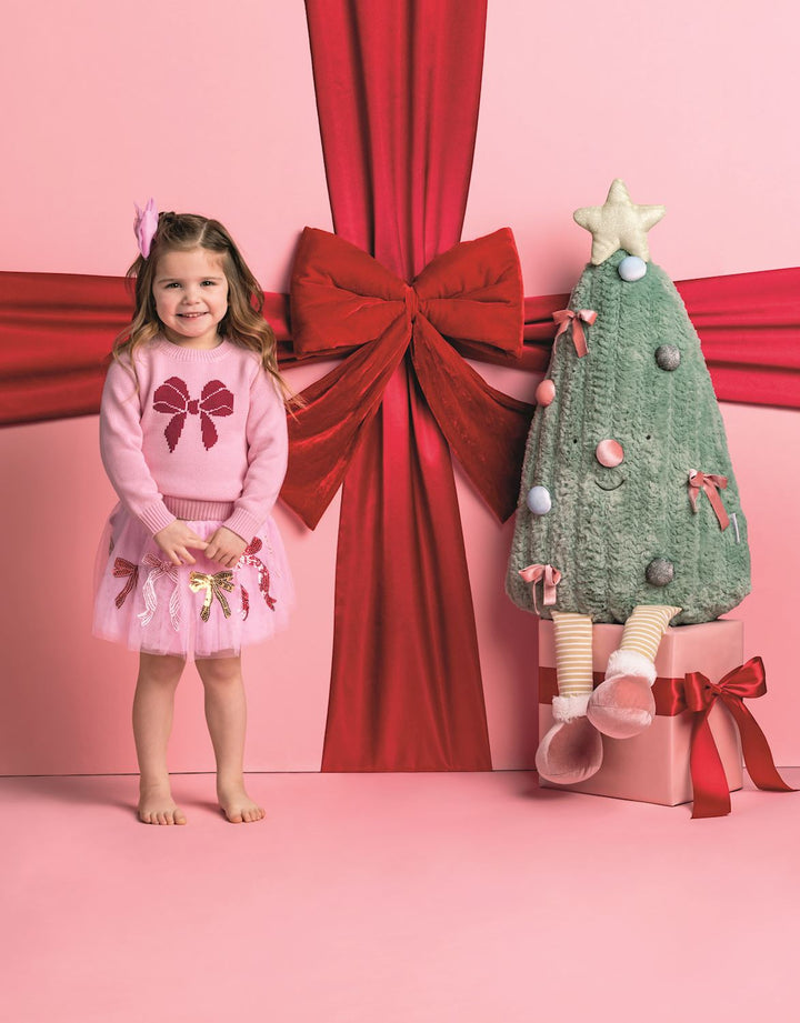 Mud Pie Bow Crew Neck Sweater