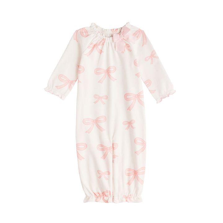 Mud Pie Bow Print Convertible Print Gown