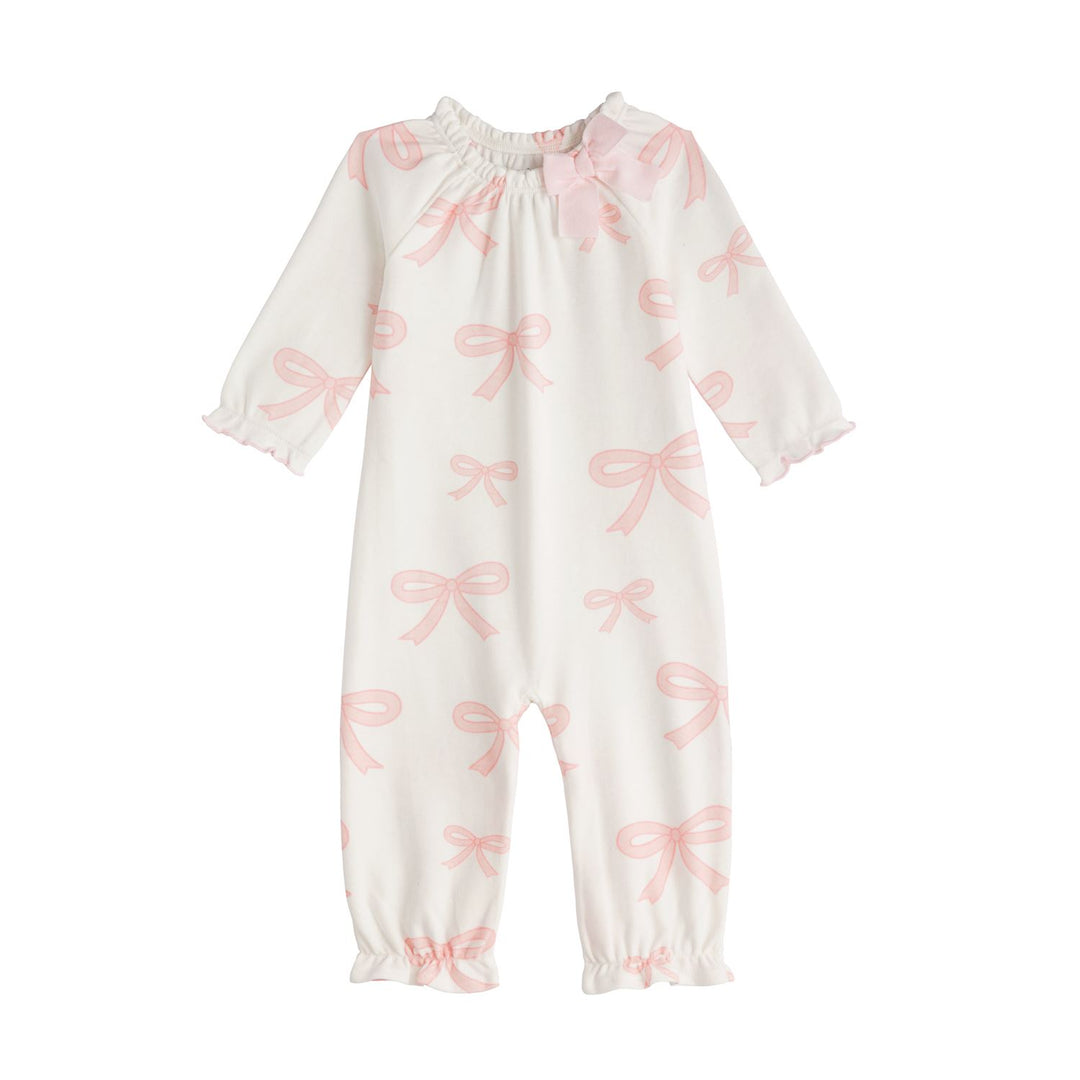 Mud Pie Bow Print Convertible Print Gown