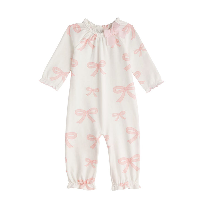 Mud Pie Bow Print Convertible Print Gown