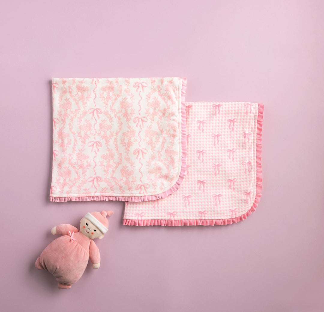 Mud Pie Bow Arrival Blanket