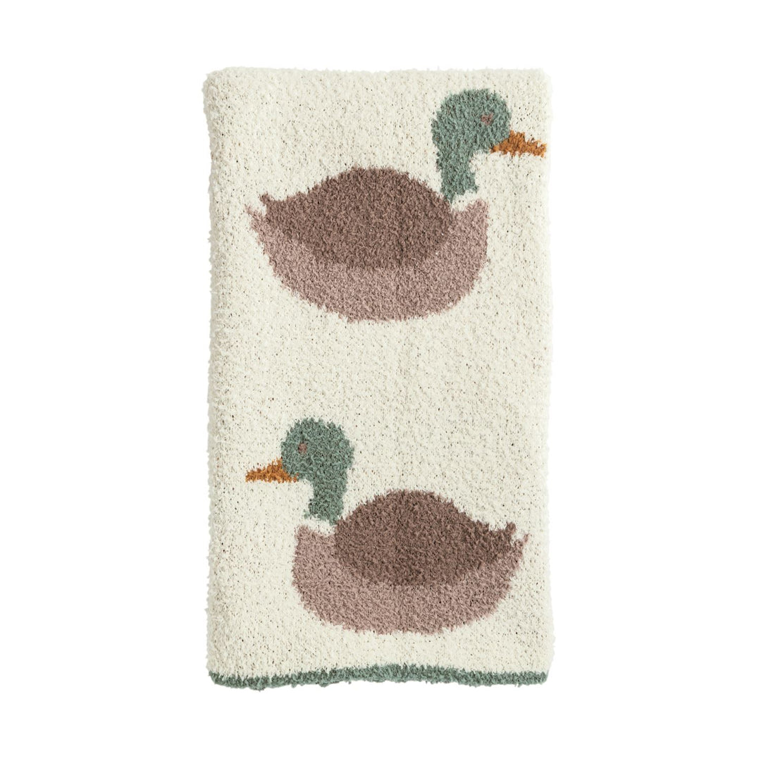 Mud Pie Mallard Duck Chenille Blanket