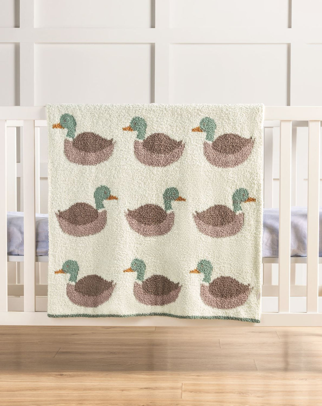 Mud Pie Mallard Duck Chenille Blanket