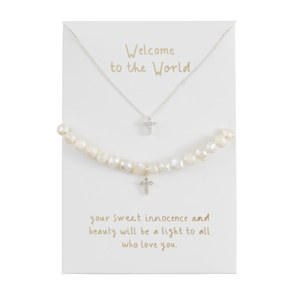 Mud Pie Cross Jewelry Set