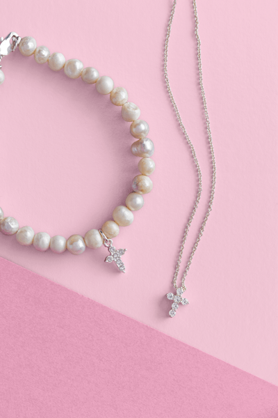 Mud Pie Cross Jewelry Set