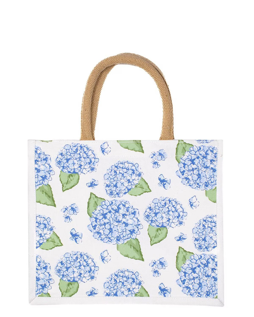 Hydrangea Gift Tote White/Multi 12x10x8