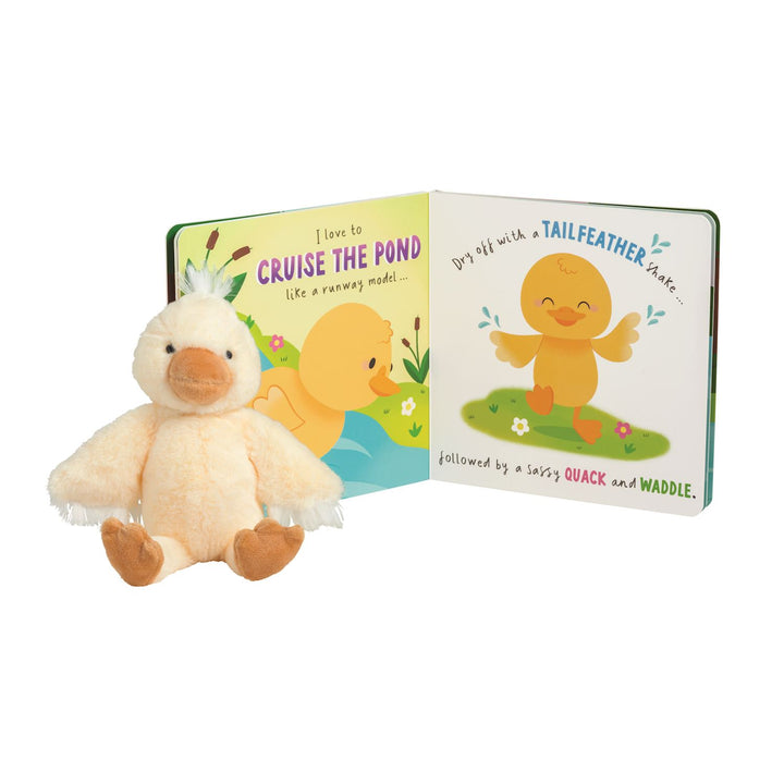 Mud Pie Duckling Book With Plush Set