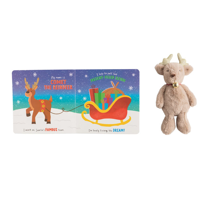 Mud Pie Christmas Plush with Book