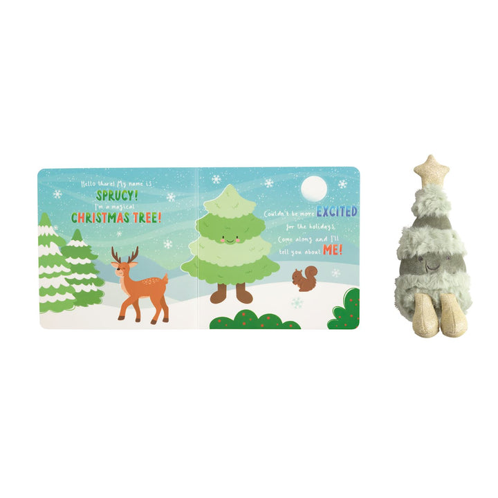 Mud Pie Christmas Plush with Book