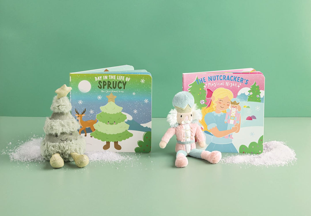 Mud Pie Christmas Plush with Book