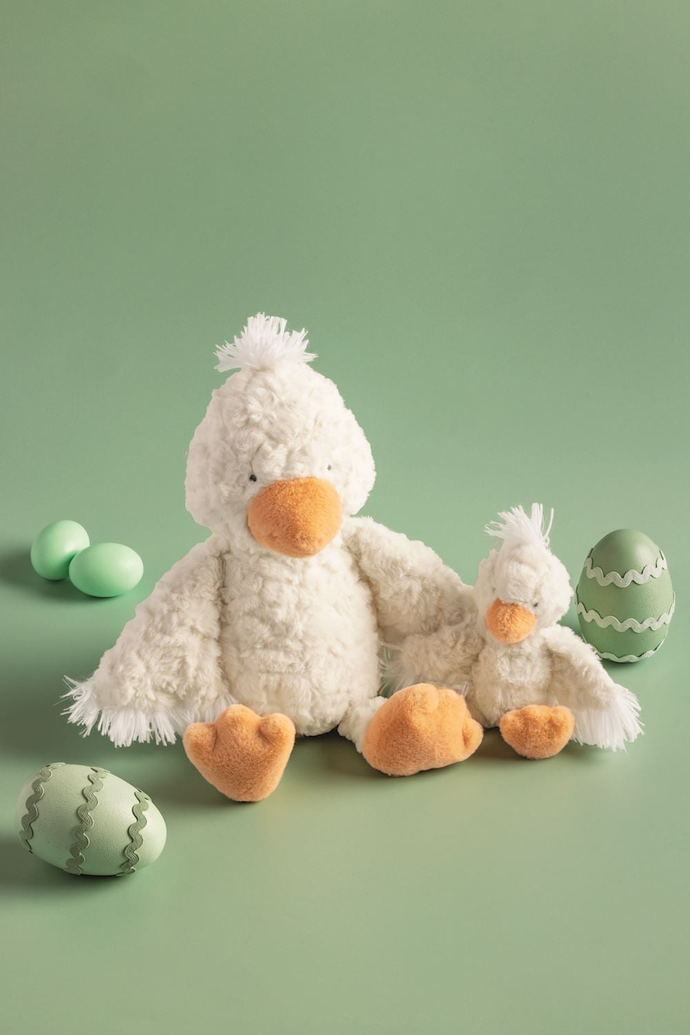 Mud Pie Duck Mom Baby Plush