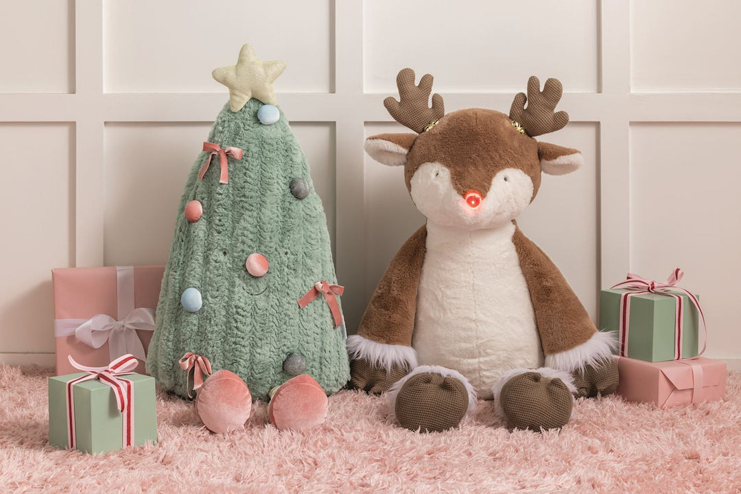 Mud Pie Jumbo Reindeer Plush Pal