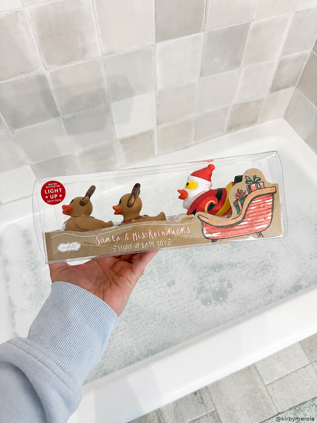 Mud Pie Christmas Duck Bath Toys