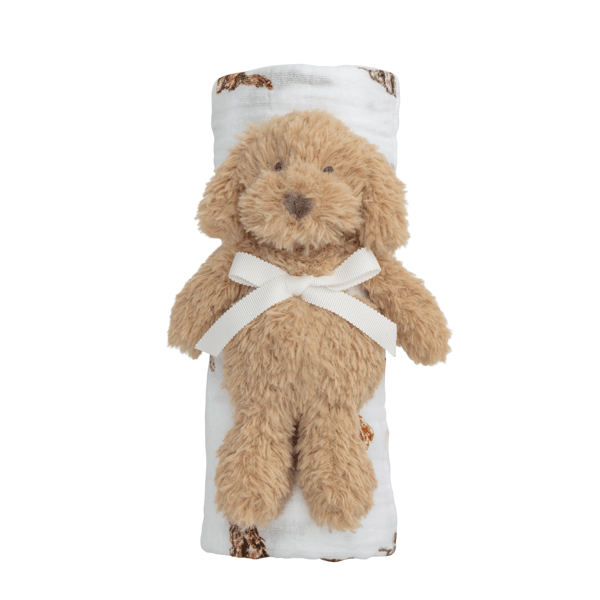Mud Pie Swaddle And Rattle Set