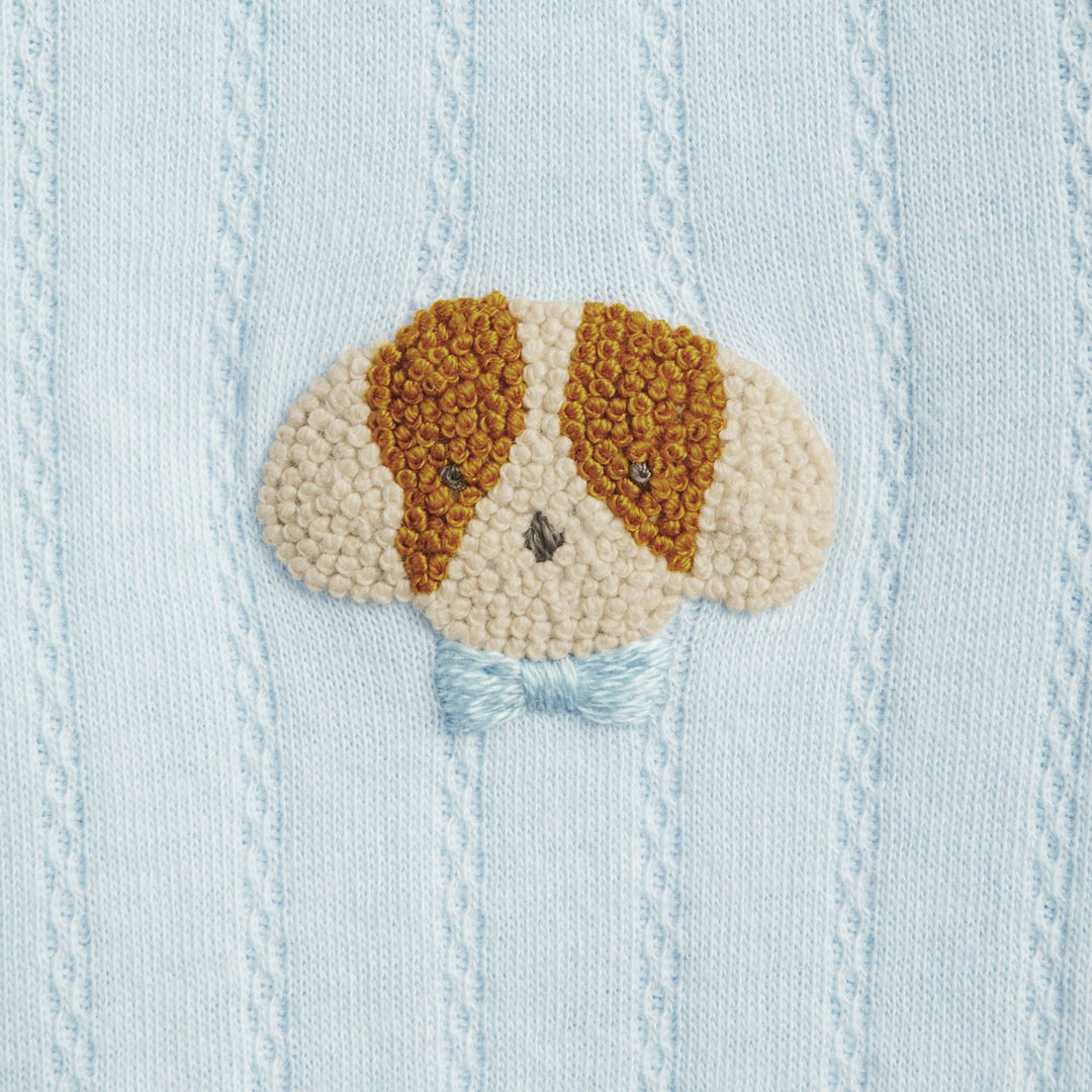Mud Pie French Knot Pointelle Sleeper