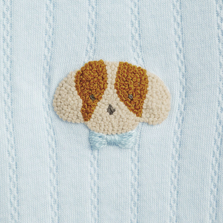 Mud Pie French Knot Pointelle Sleeper