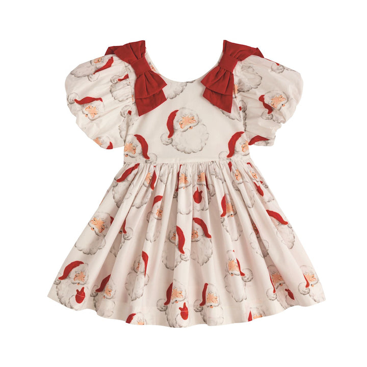 Mud Pie Toddler Santa Bow Dress