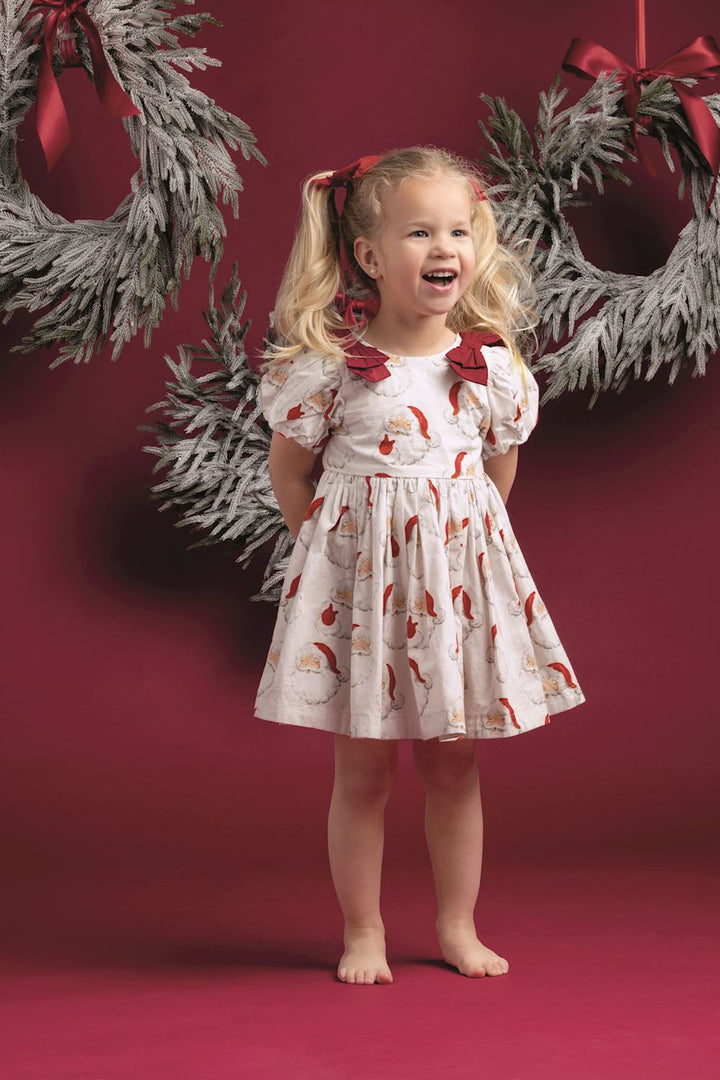 Mud Pie Toddler Santa Bow Dress