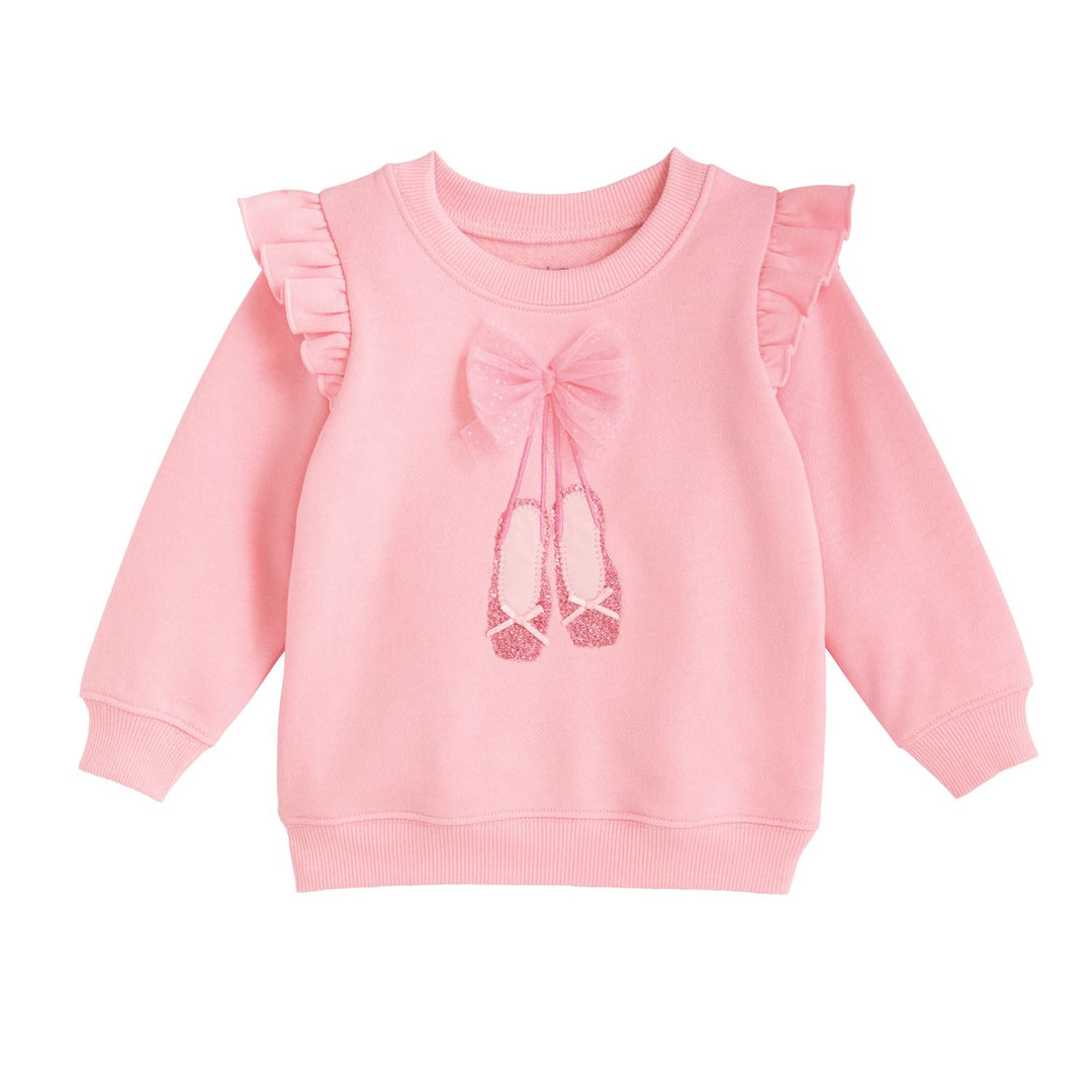 Mud Pie Ballet Shoes Sweatshirt