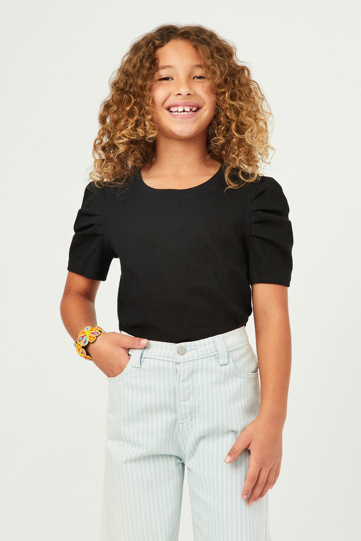 Suzanna Puff Sleeve Top, Tween
