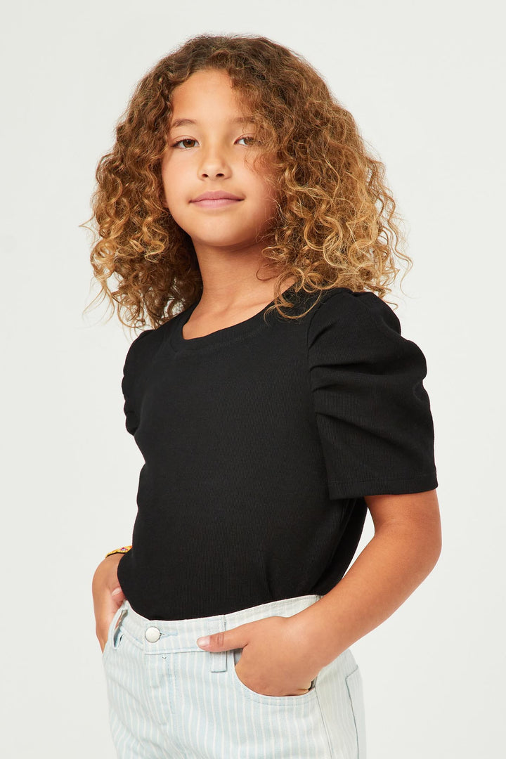 Suzanna Puff Sleeve Top, Tween