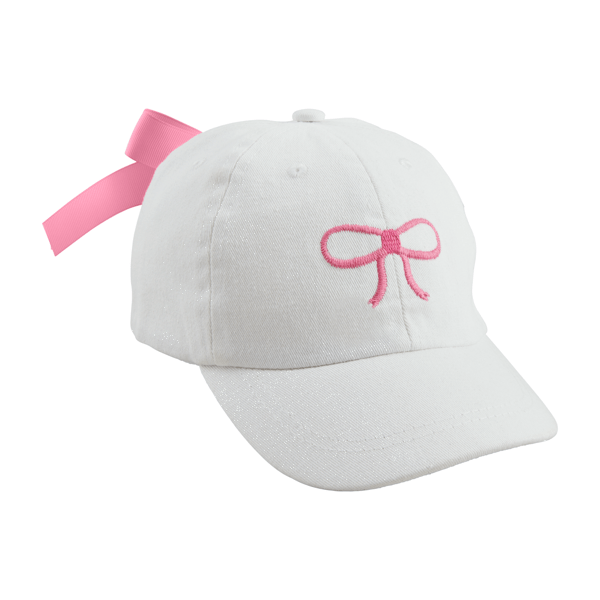 Mud Pie Bow Embroidered Hat
