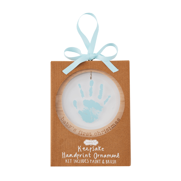 Mud Pie Acrylic Handprint Ornament