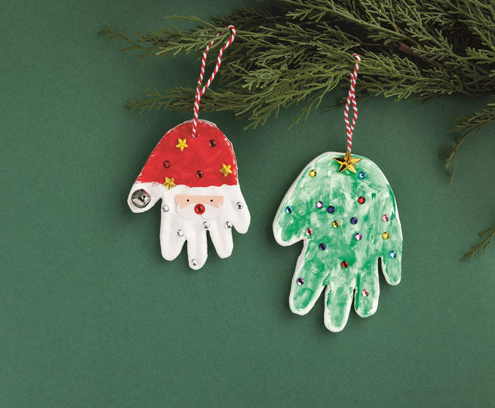 Mud Pie DIY Christmas Handprint Ornament Kit