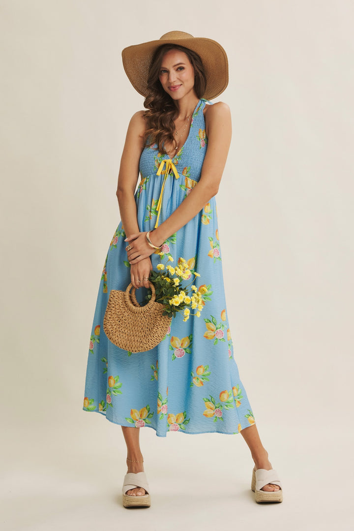 Amalfi Coast Vibe Lemon Midi