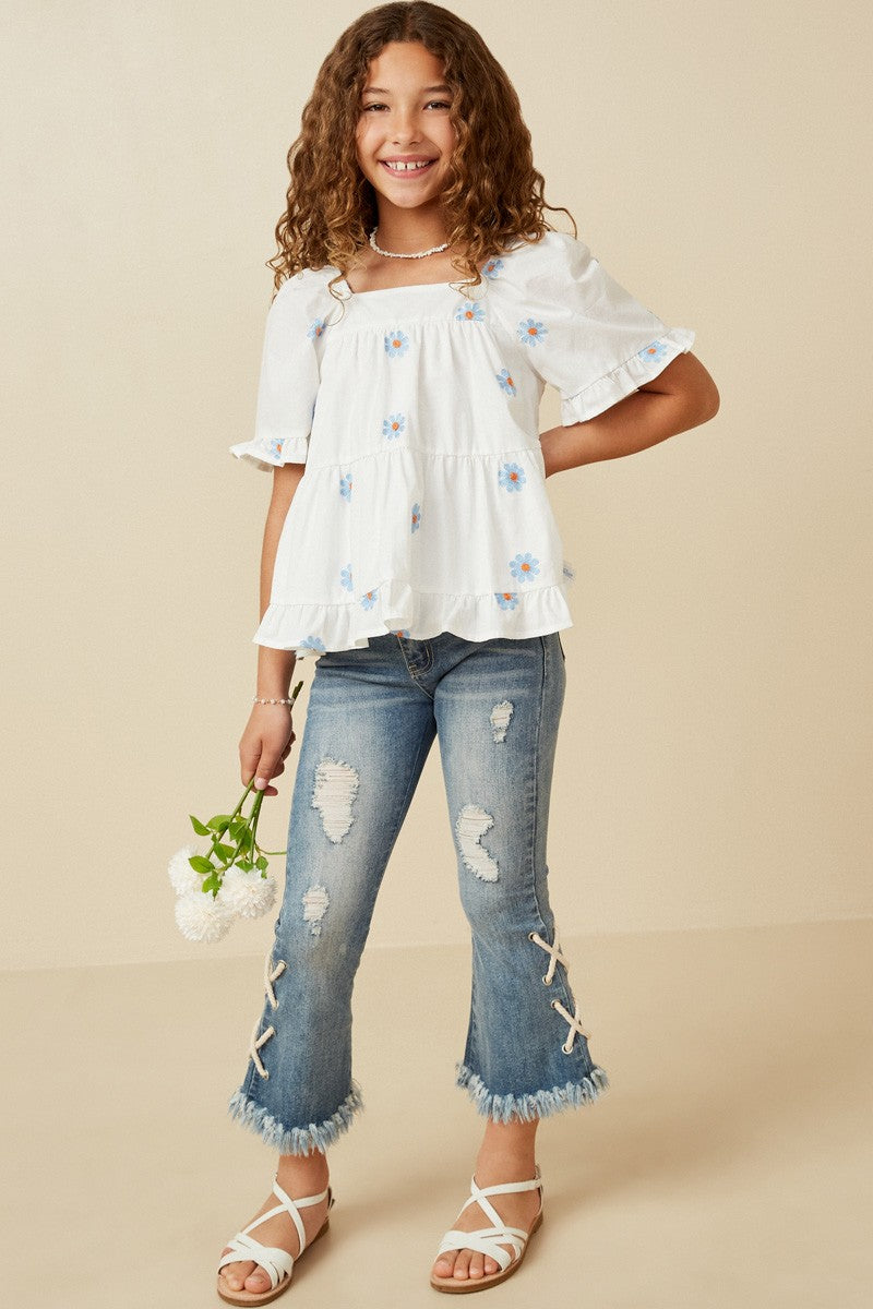 Daisies For Days Top, Tween