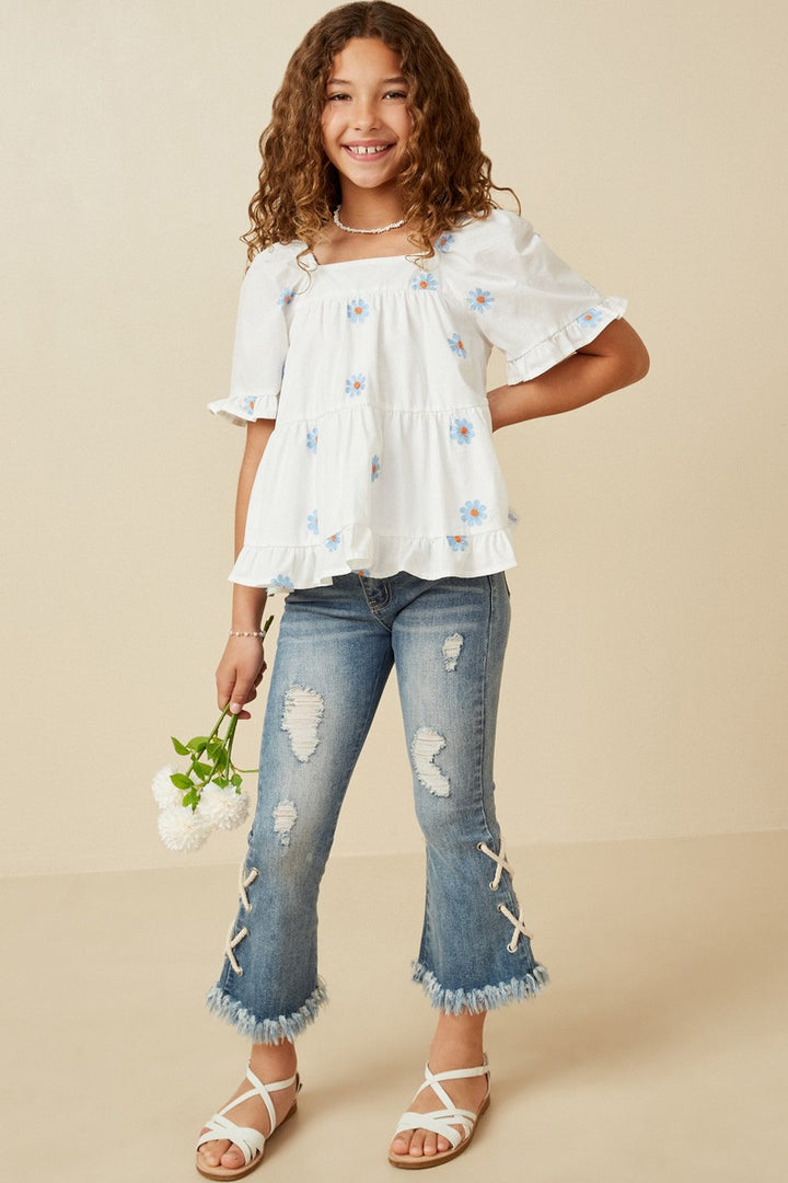 Daisies For Days Top, Tween