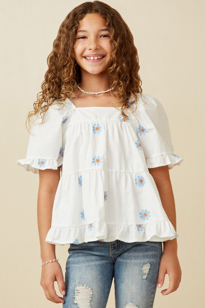 Daisies For Days Top, Tween