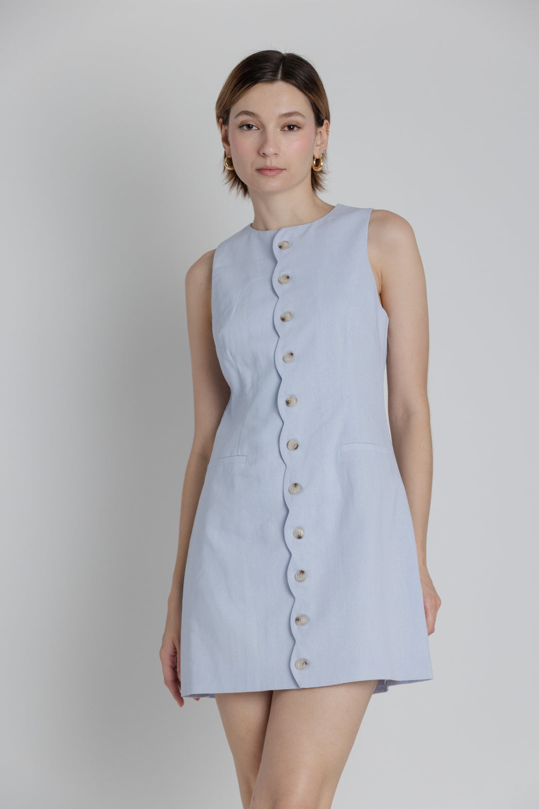 Scallop Edge Dress