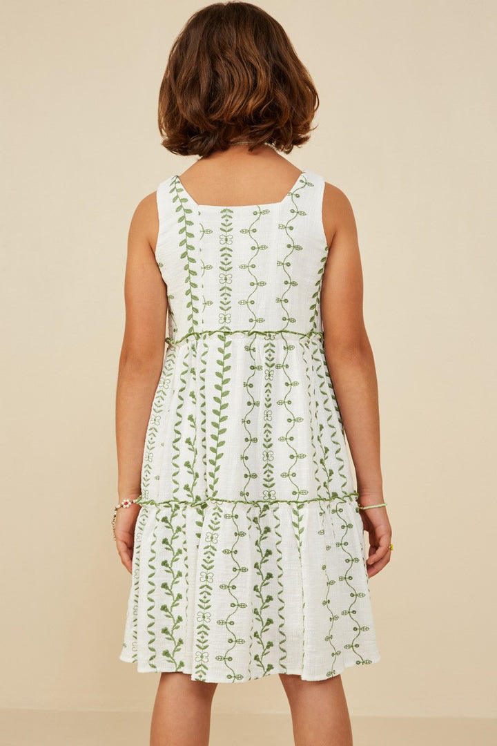 Flowers On Flowers Dress, Tween