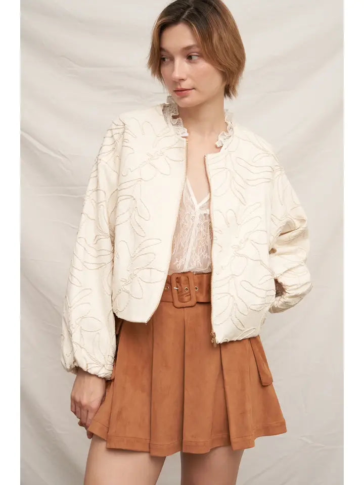 Thinking About You Embroidered Jacket