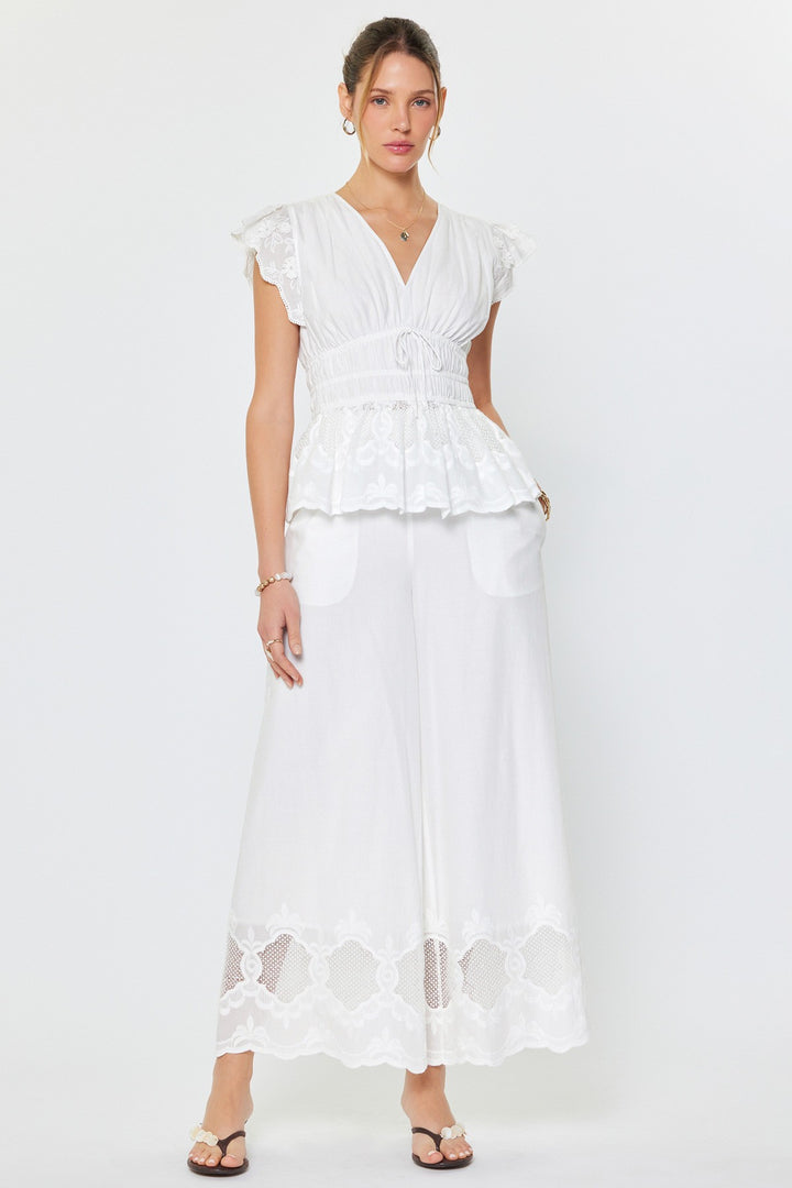 All Around You Peplum Top