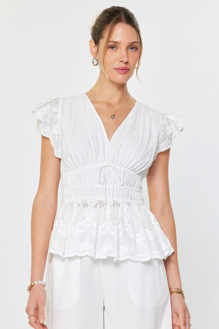 All Around You Peplum Top
