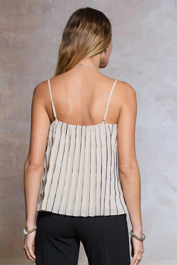 Cami Pleated Top
