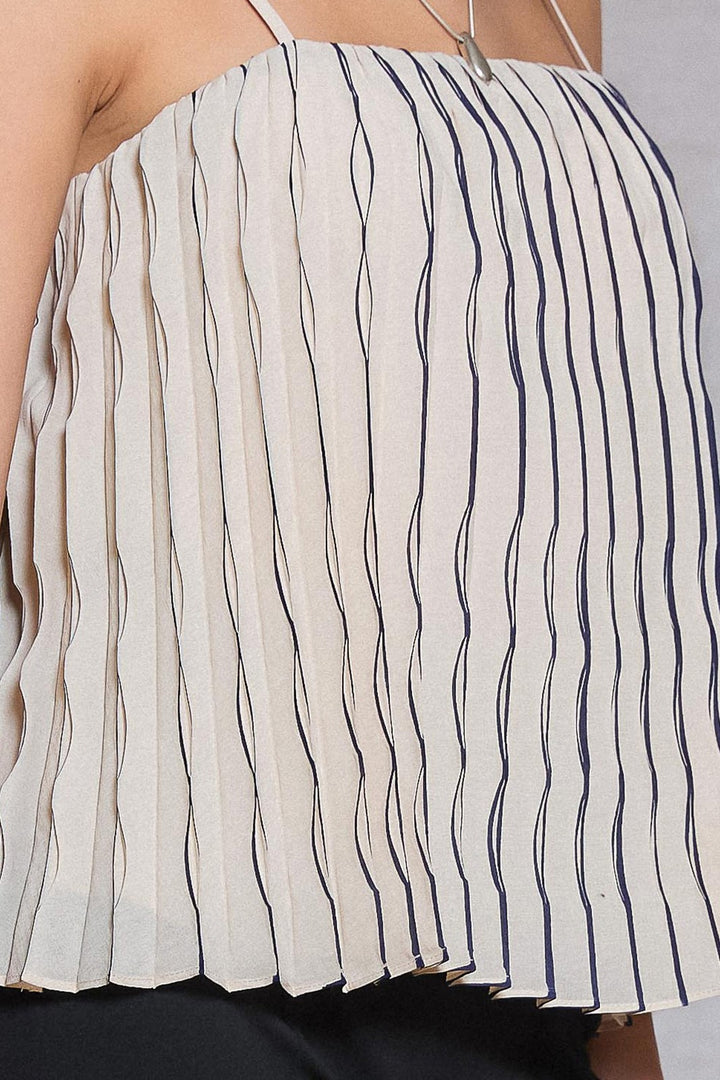 Cami Pleated Top