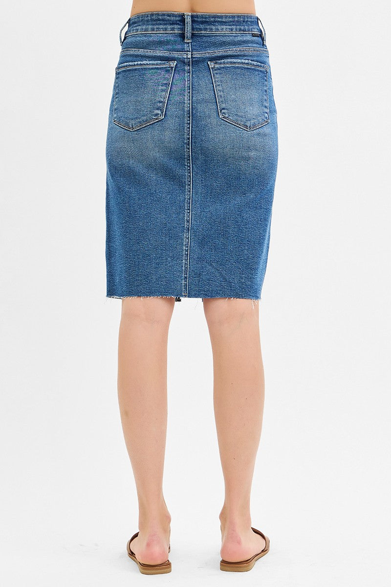 Risen Stylish Hi Rise Front Slit Pencil Skirt