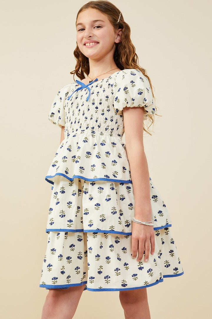 Daisy Bow Dress, Tween