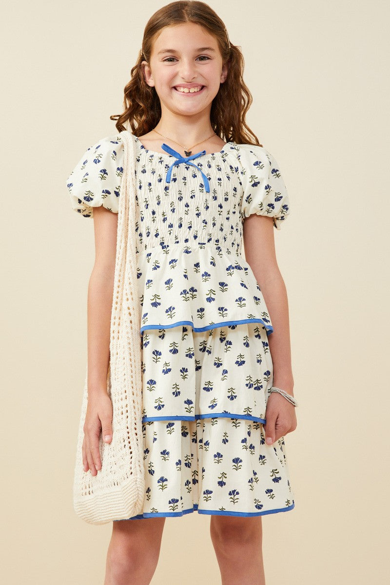 Daisy Bow Dress, Tween